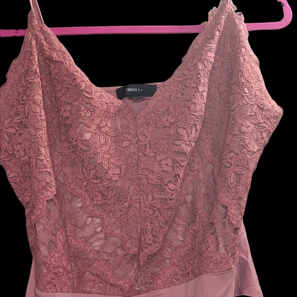 Forever21 lace bodysuit Size 3X Color: Blush - Picture 2 of 6